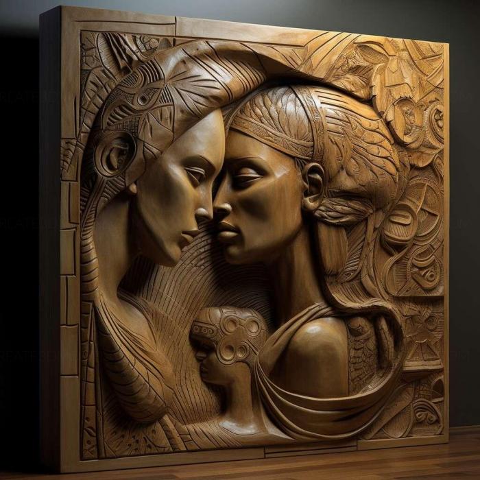 نموذج ثلاثي الأبعاد لآلة CNC 3D Art 